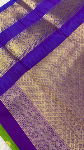 Premium Semi Kanchipuram Silk Saree💜