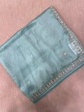 Designer cocktail organza saree