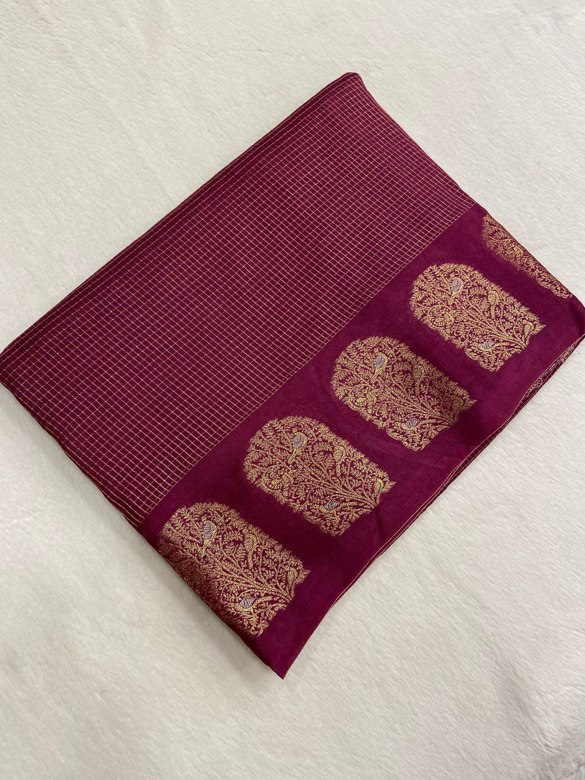 Premium semi Kolkata crepe silk saree