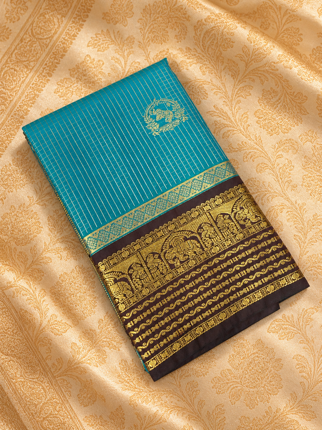 Premium Mini Kanchi Silk Saree - 902819