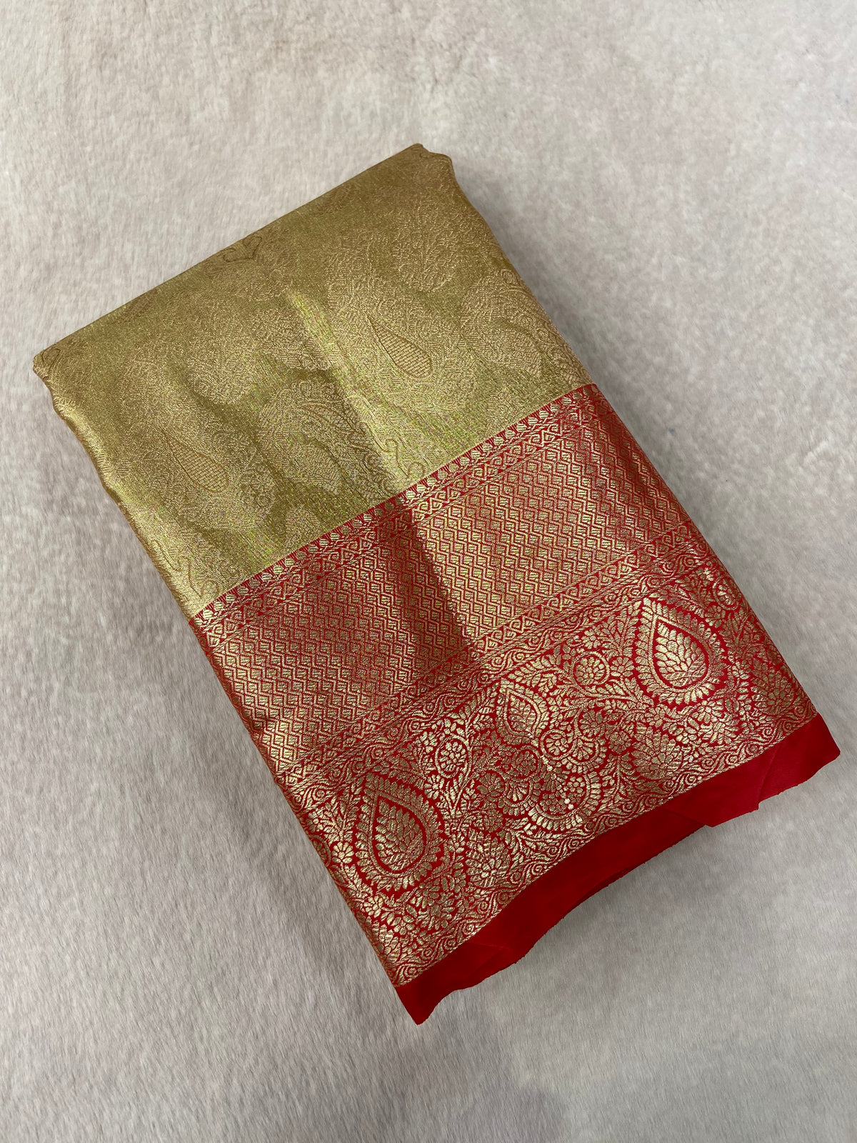 Bridal Semi Tissue Silk Saree