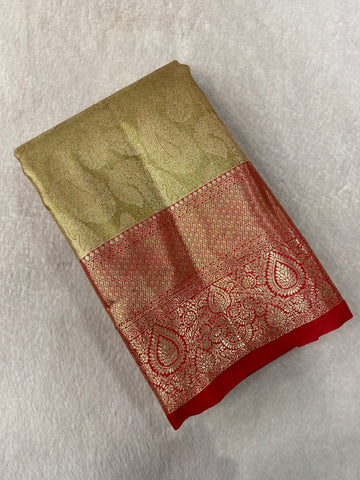Bridal Semi Tissue Silk Saree