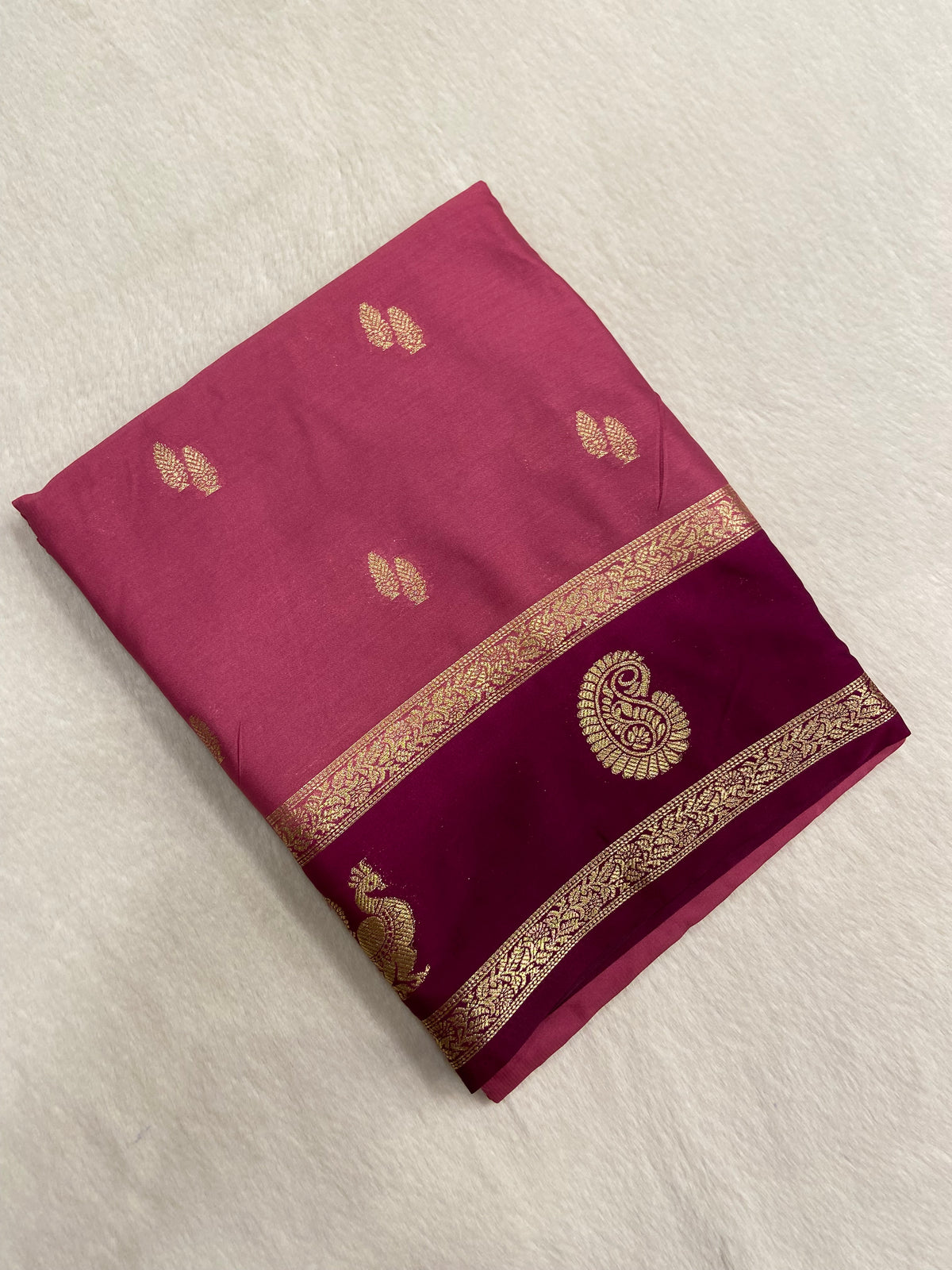 Semi Mysore Silk Saree✨