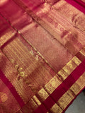 Pure 1G zari handloom Kanjeevaram silk saree- Silk mark certified