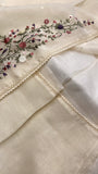 Premium Soft Organza Saree With Embroidery - 901991