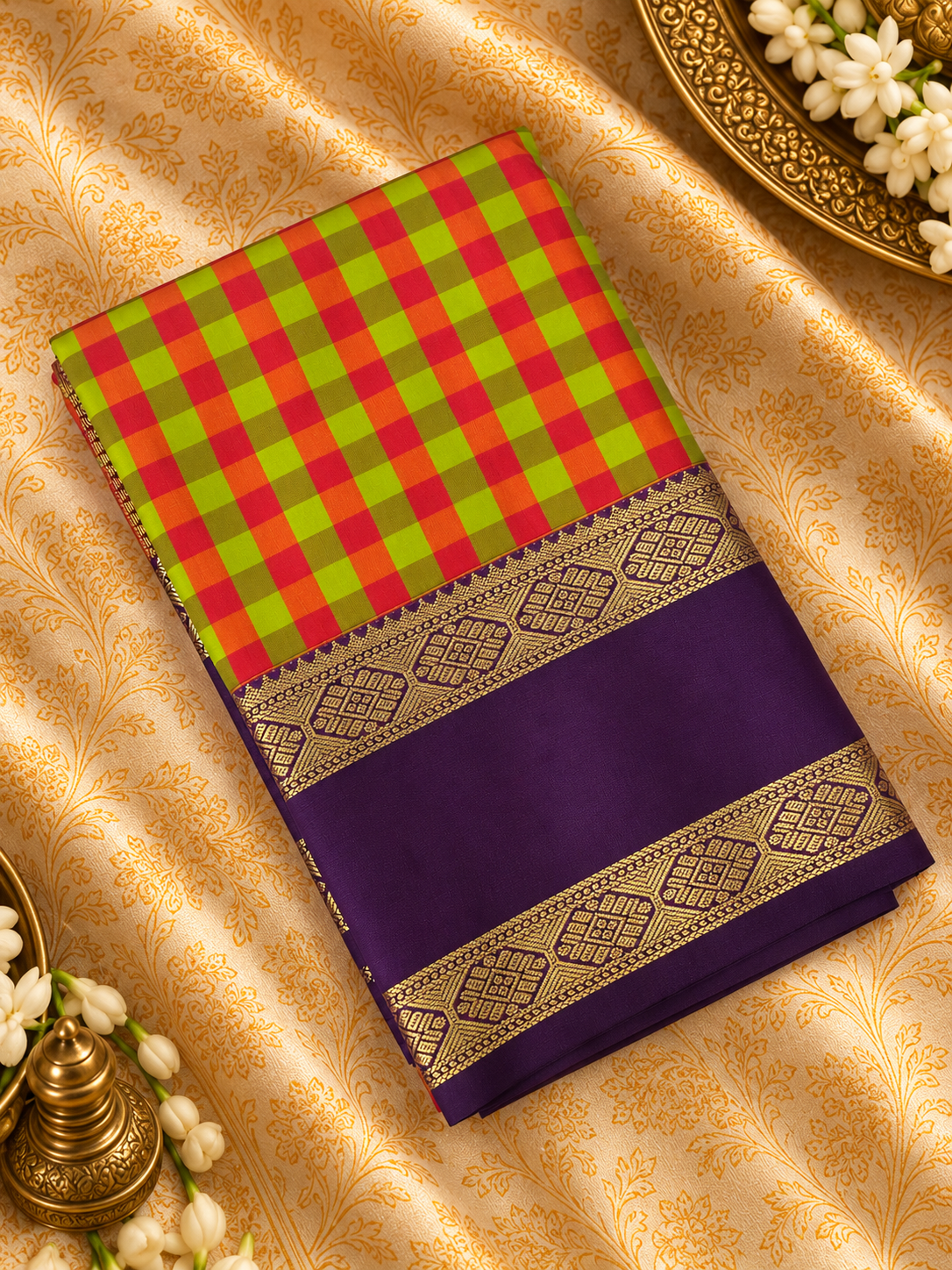 Premium Mini Kanchi Silk Saree - 902820