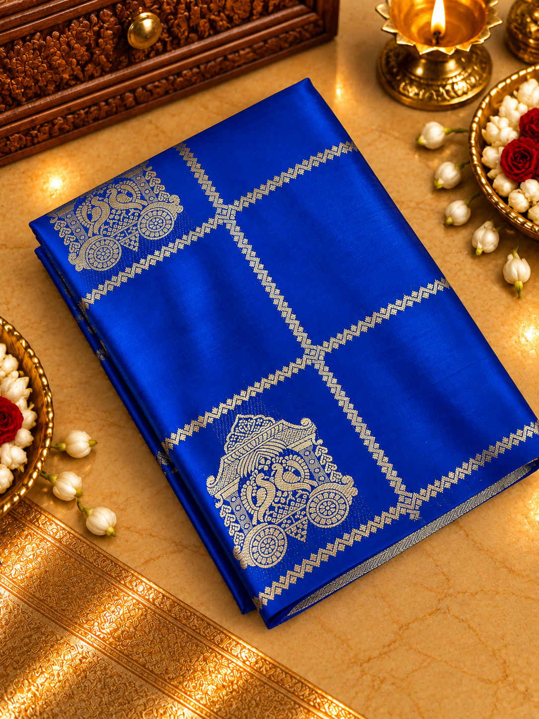 Premium Semi Kanchipuram Silk Saree -902504