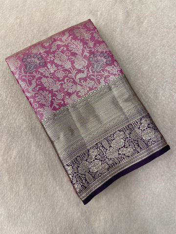 Bridal Semi Tissue Silk Saree