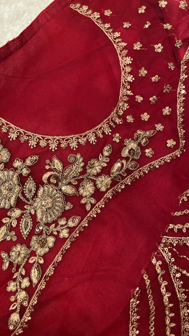 Designer cocktail saree
