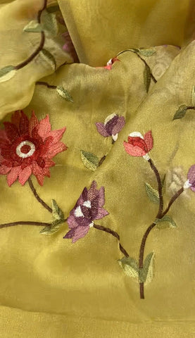 Premium tissue organza saree