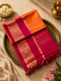 Pure Kanjeevaram Soft Silk Saree