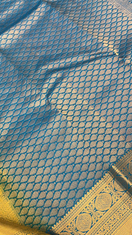 Half Mix Kanjeevaram Silk Saree