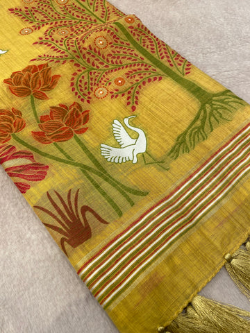 Premium Jamdhani Cotton Saree