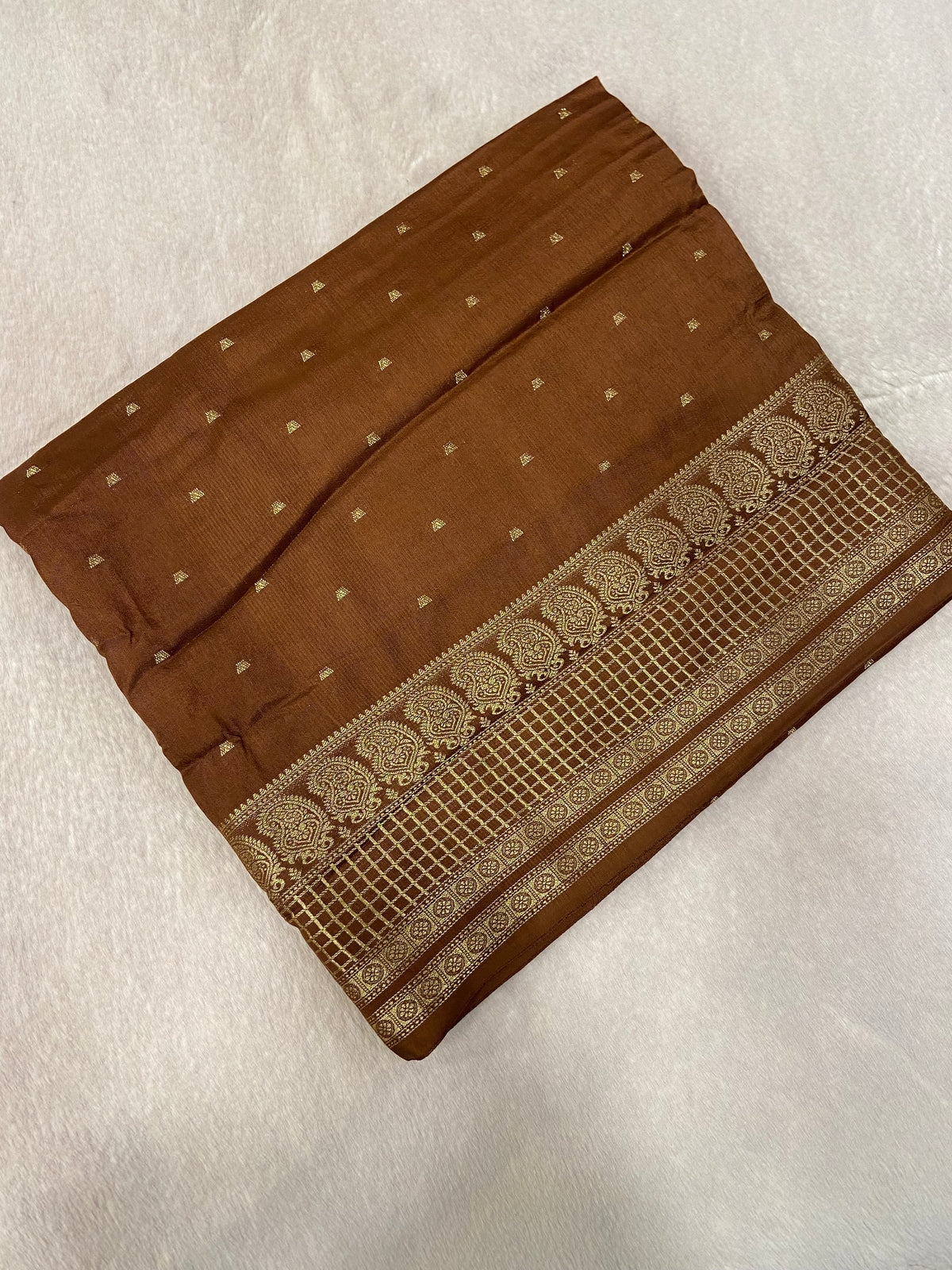 Premium Semi Kolkata Crepe Silk Saree