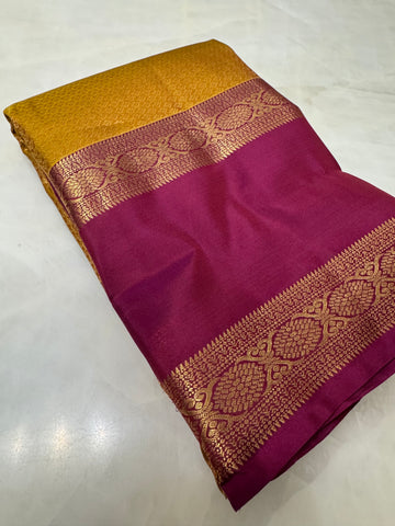 Pure mix Kanjeevaram silk saree