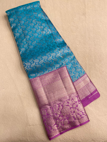 Pure 1G zari handloom Kanjeevaram silk mark certified saree
