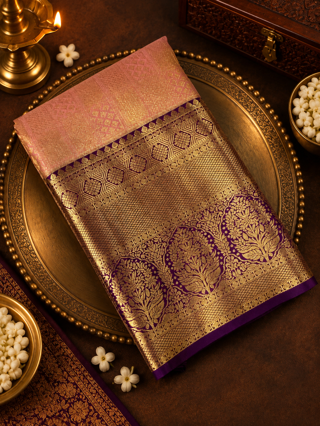 Premium Semi Kanchipuram Silk Saree - RF1148