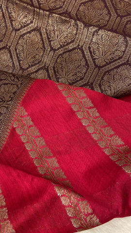 Pure Chanderi Saree (Pink)