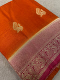 Premium Viscose Crepe Silk Saree - 902755