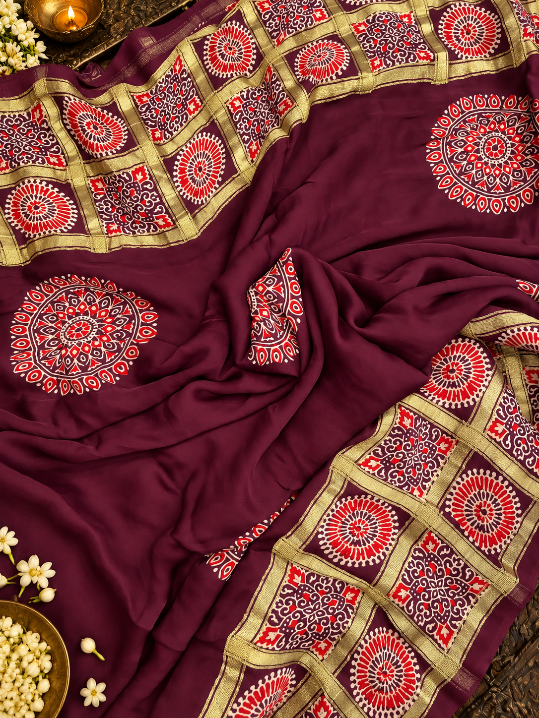 Premium Gajji Modal Silk Saree- 902578