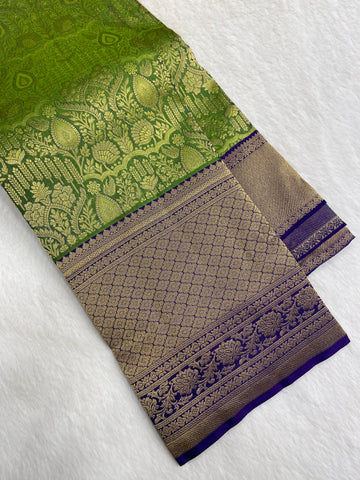 Half mix Kanjeevaram silk saree