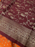 Pure mix crepe silk saree