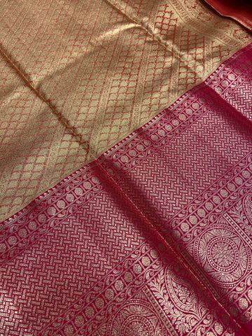 New Concept Jute Finish Premium Semi Kanchipuram Silk