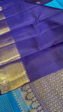 Pure 1G zari handloom Kanjeevaram Silk Saree- Silk mark certified- PS2345