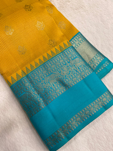 Pure Kanjeevaram silk mark certified saree