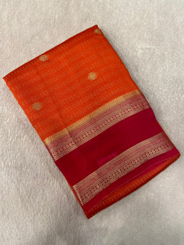Premium Semi Chanderi Saree