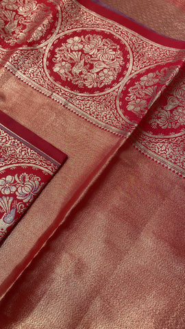Bridal Semi Tissue Silk Saree