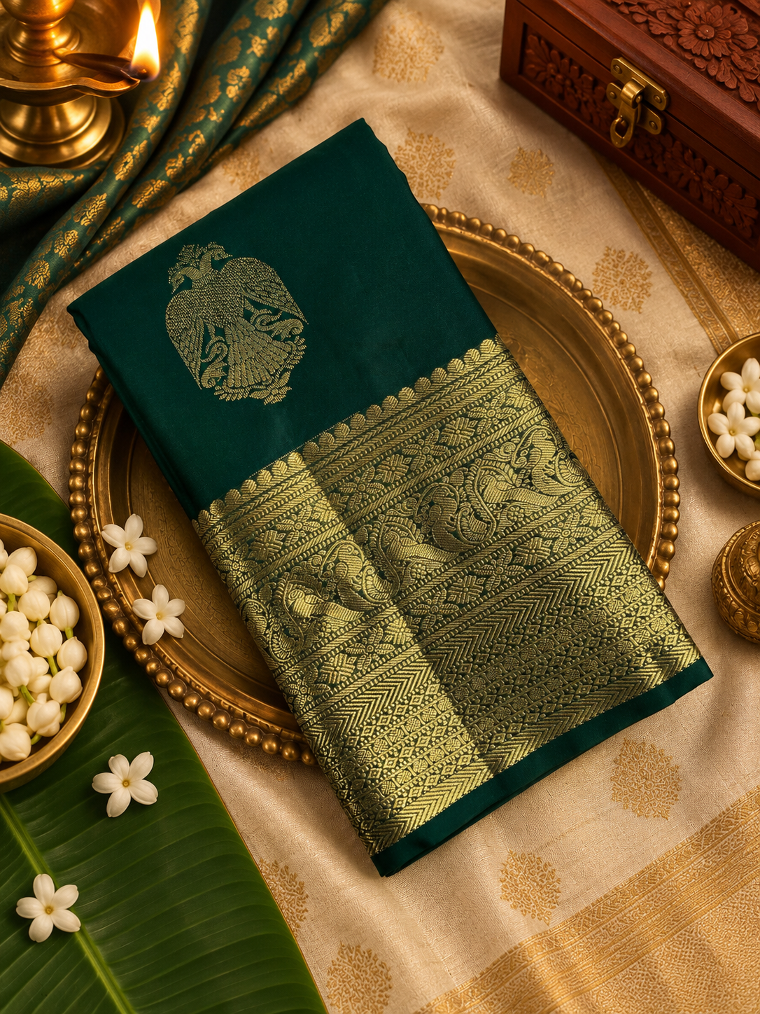 Premium Semi Kanjeevaram Silk Saree - 902182