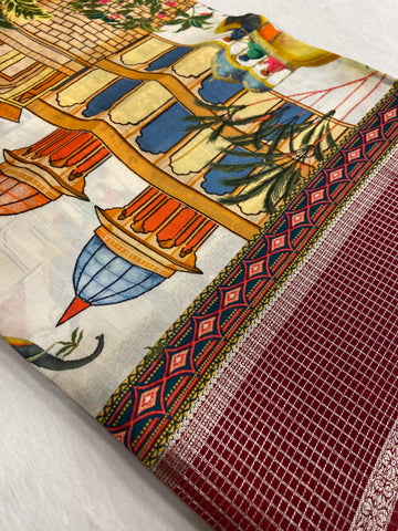 Premium Viscose Silk Saree