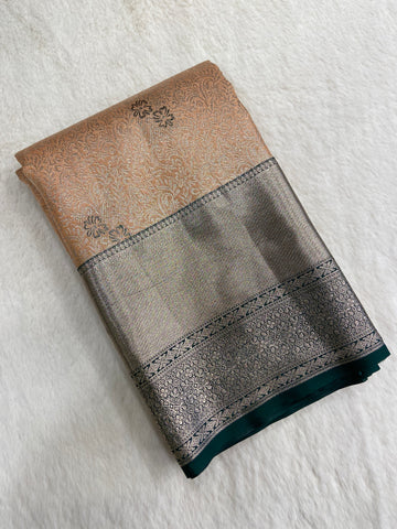 Bridal tissue semi silk saree