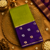Pure Mix Mysore Crepe Silk Saree