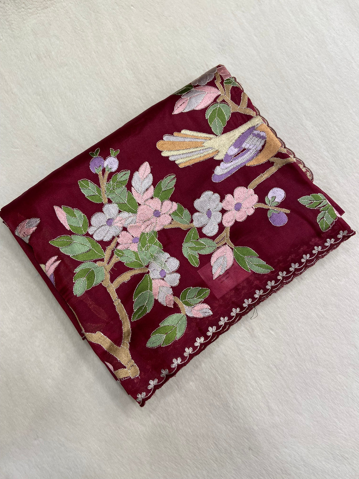 Pure tissue organza saree