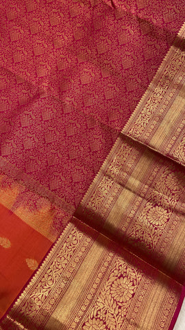 Half mix Kanjeevaram silk saree
