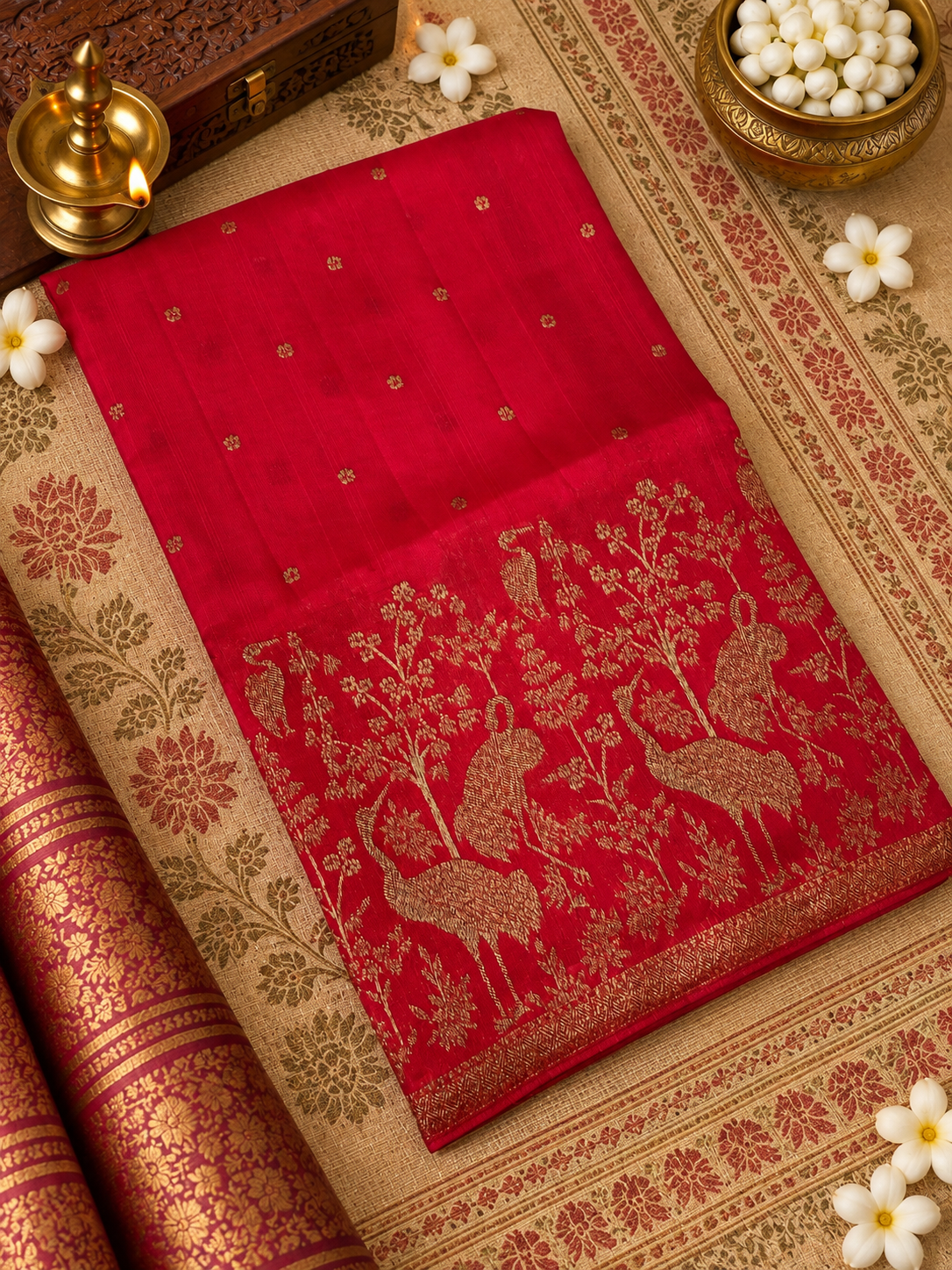 Premium Tassar Silk Saree - 902082💗