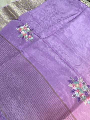 Pure Chinnon Saree