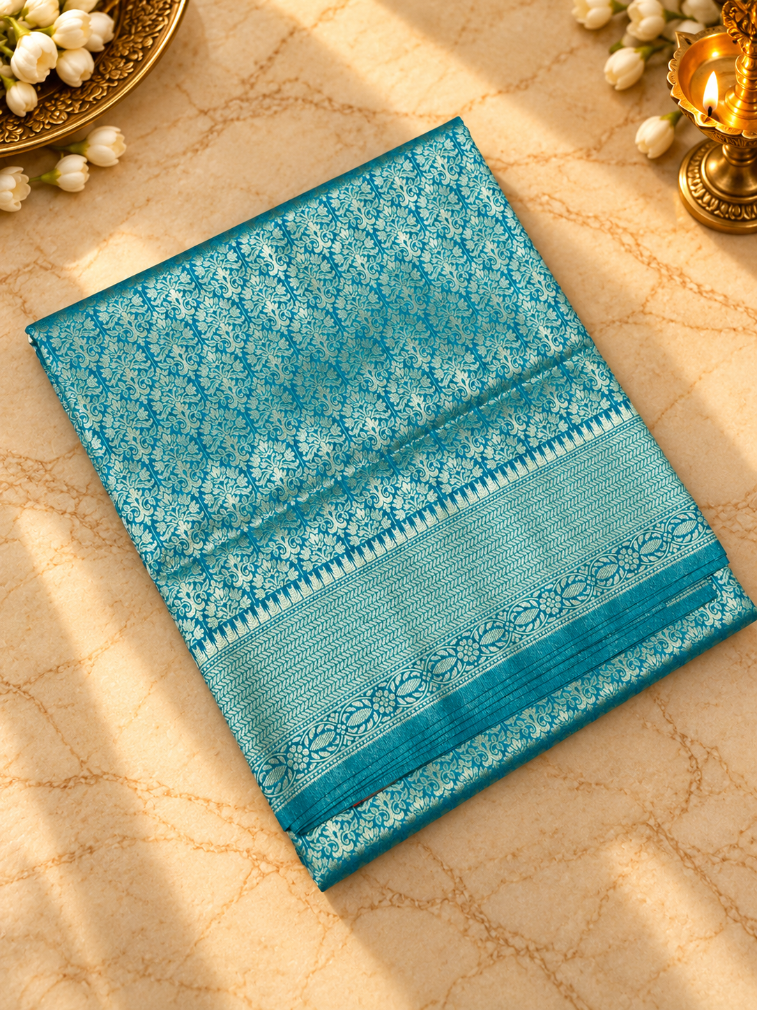 Premium Quality Semi Tissue Kanjeevaram Silk Saree- 902695