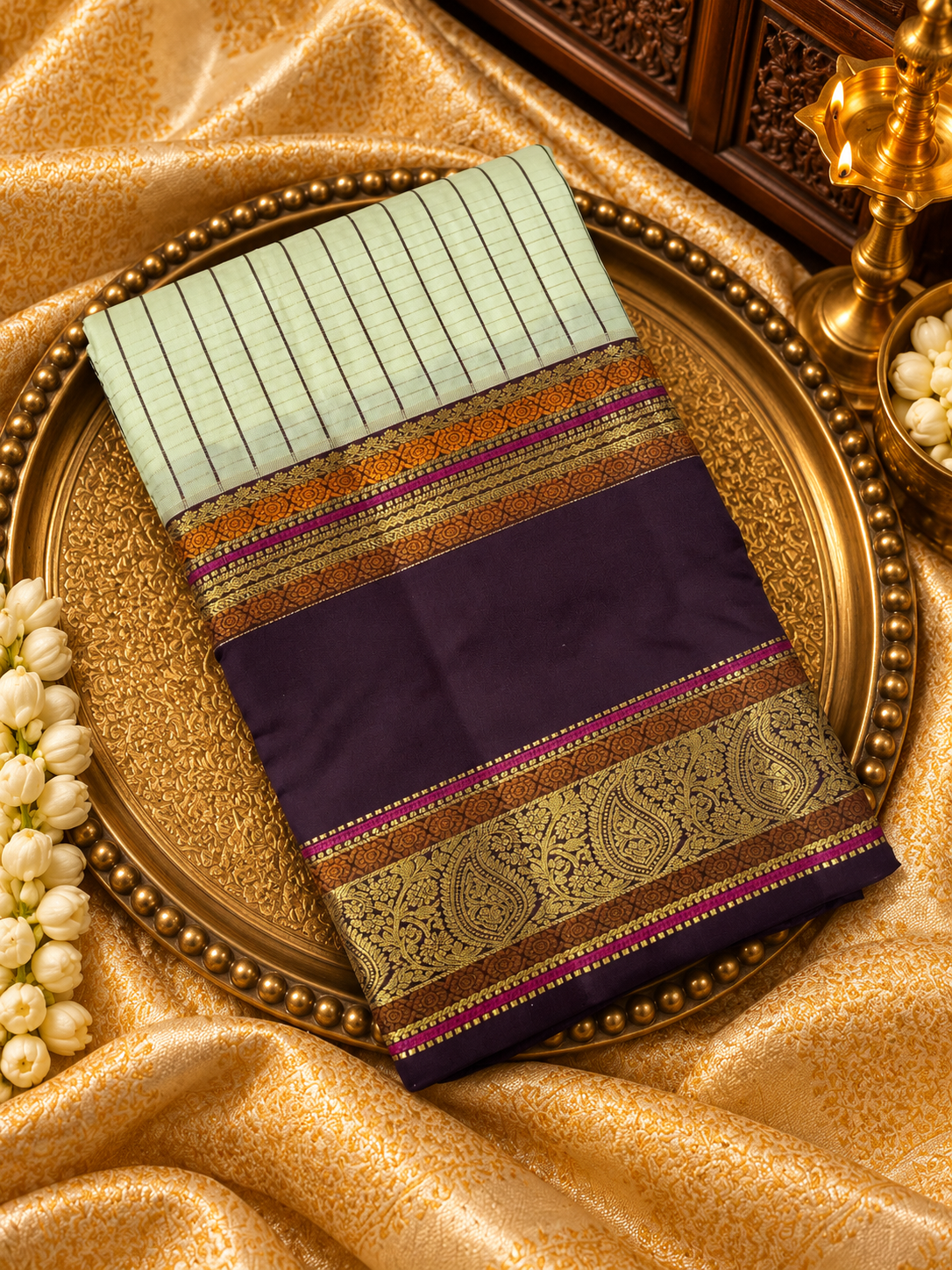 Pure Mix Kanjeevaram Silk Saree - 902848