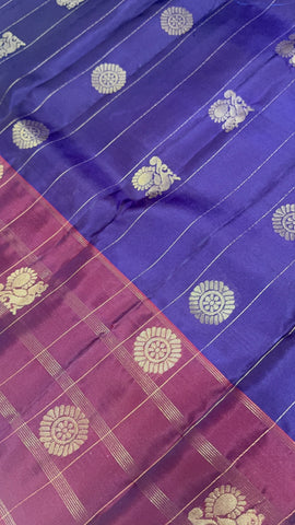 Half mix Kanjeevaram silk saree