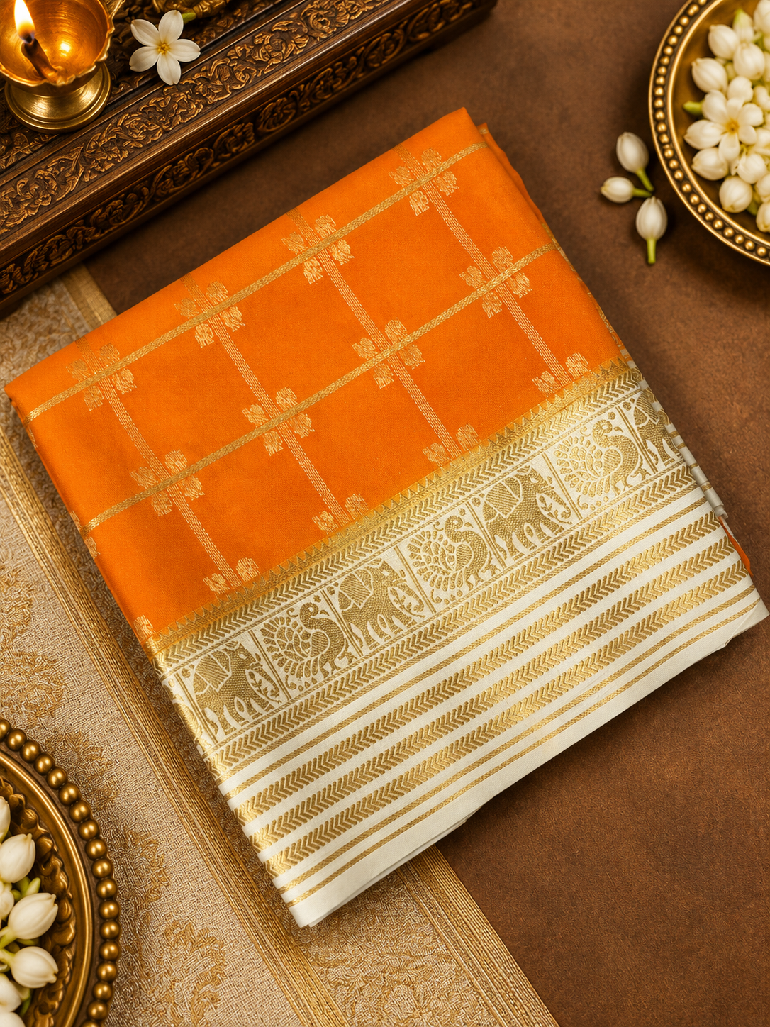 Pure Mix Mysore Crepe Silk Saree-902623