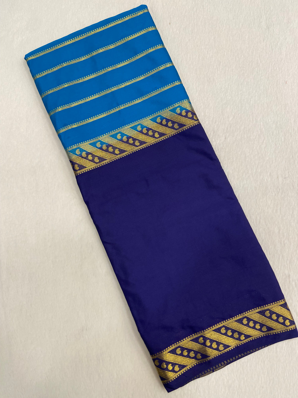 Premium Crepe Semi Mysore Silk Saree