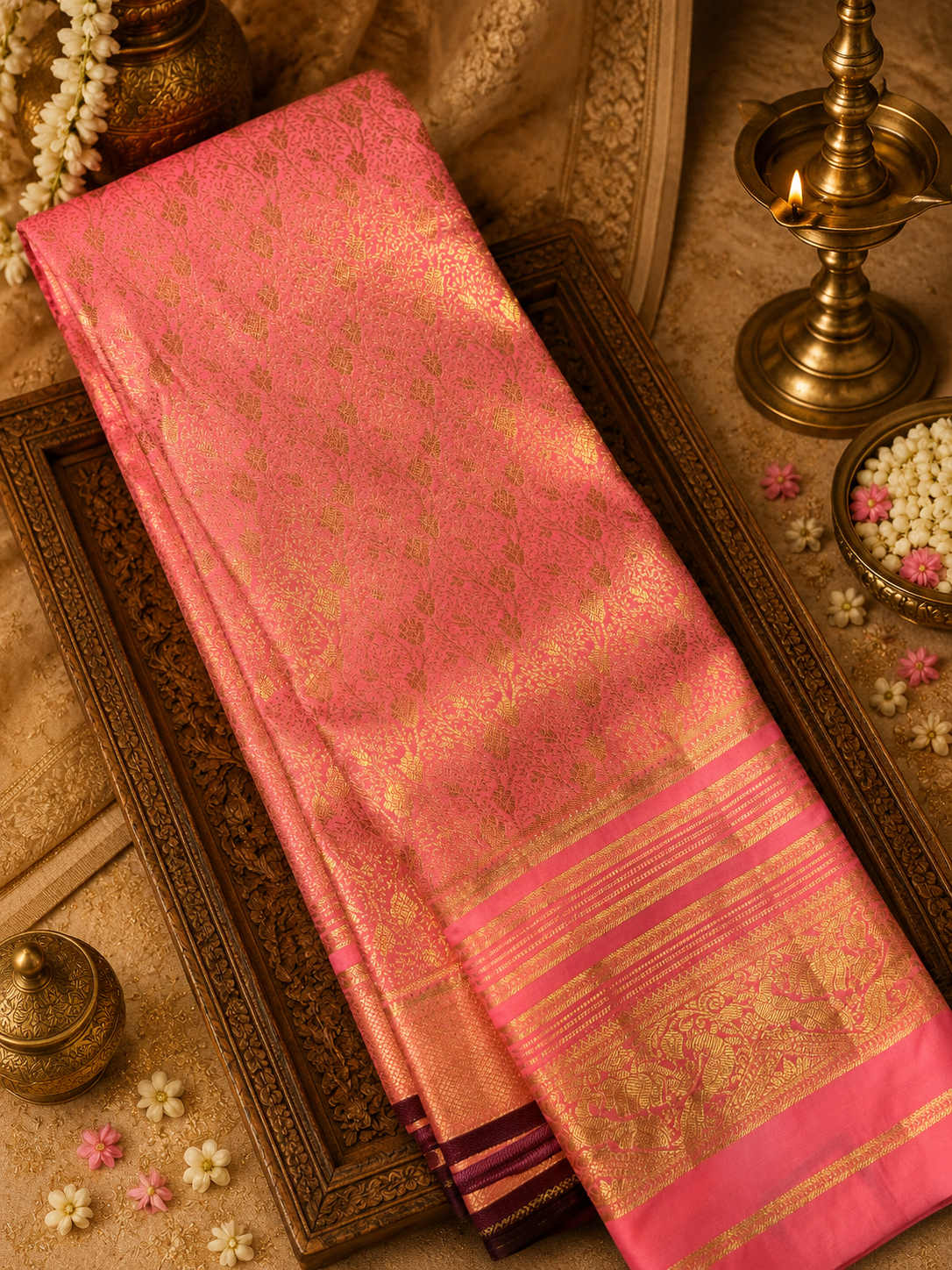 Premium Semi Kanchipuram Silk Saree