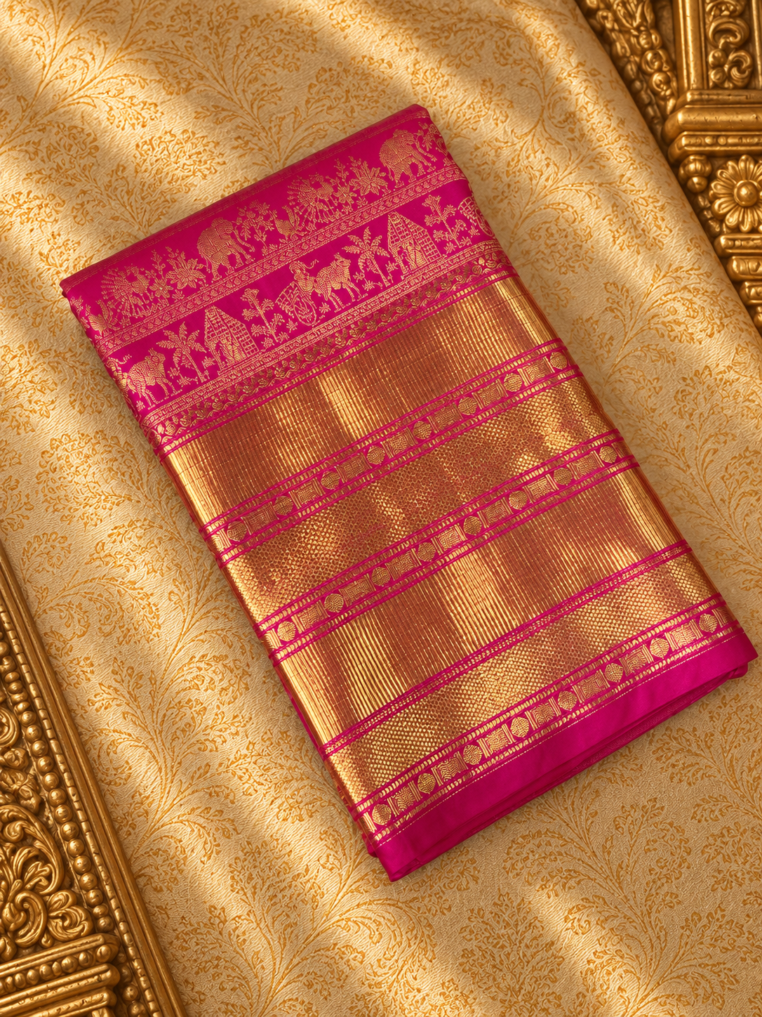 Premium Bridal Semi Kanchipuram Silk Saree - 902785