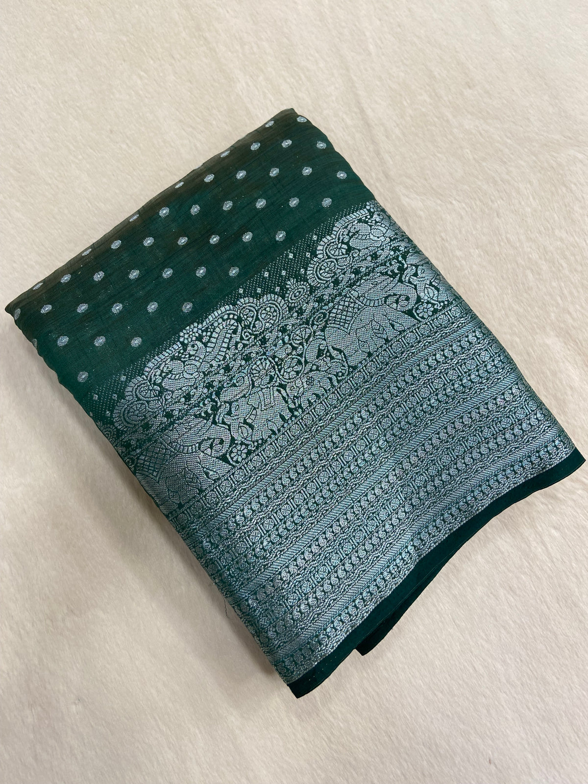 Butter Crepe Silk Saree