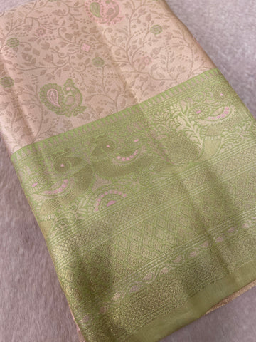 Bridal Semi Tissue Silk Saree