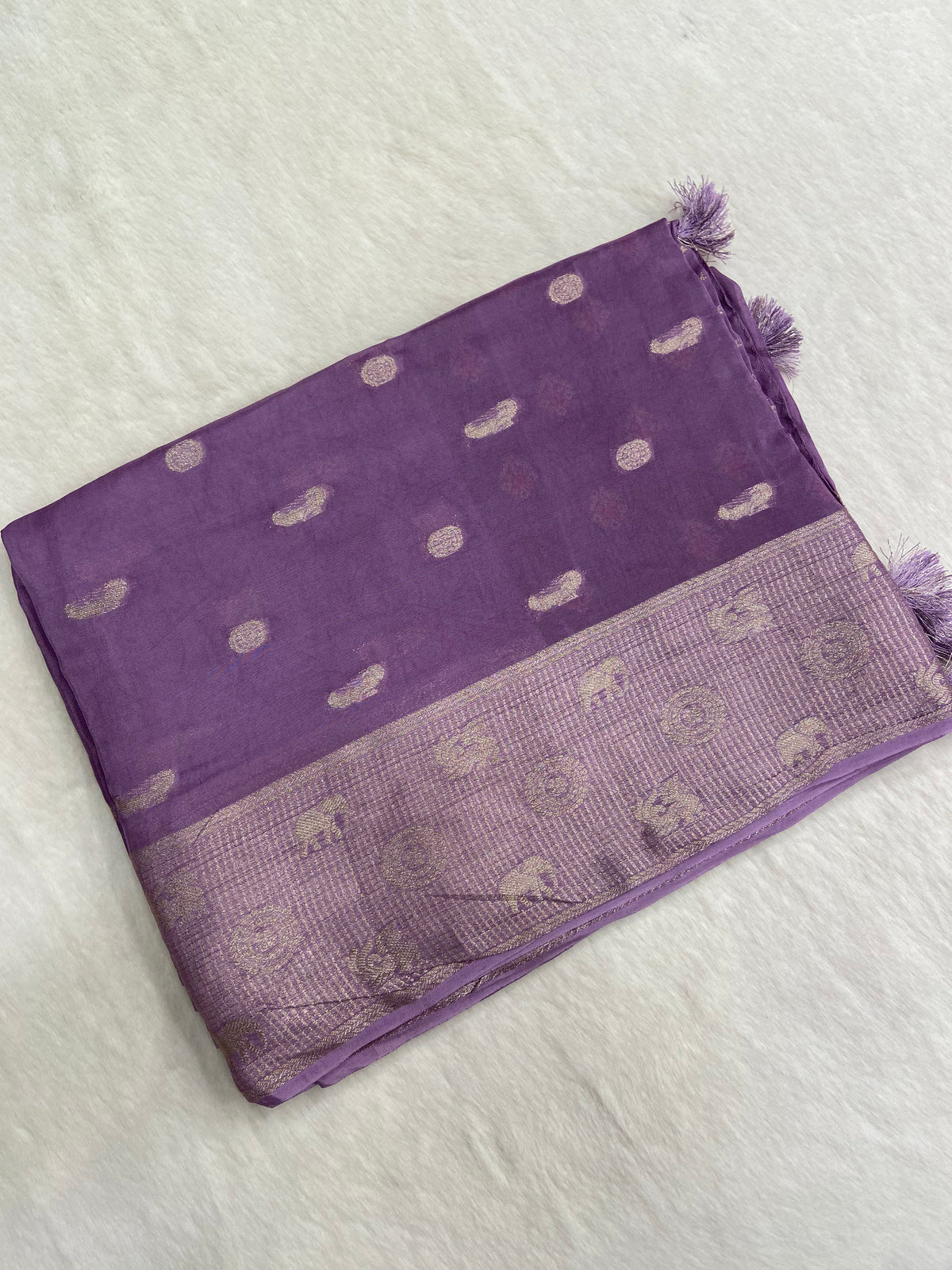 Premium Semi Kolkata Crepe Silk Saree