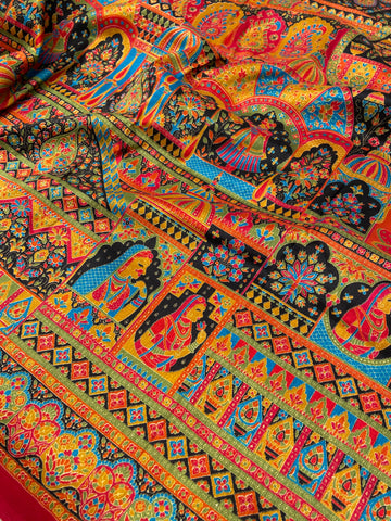 Premium Pashmina Silk Saree
